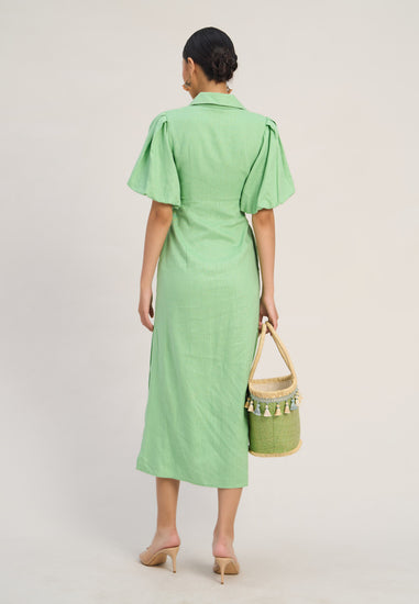 Light Green Midi Dress