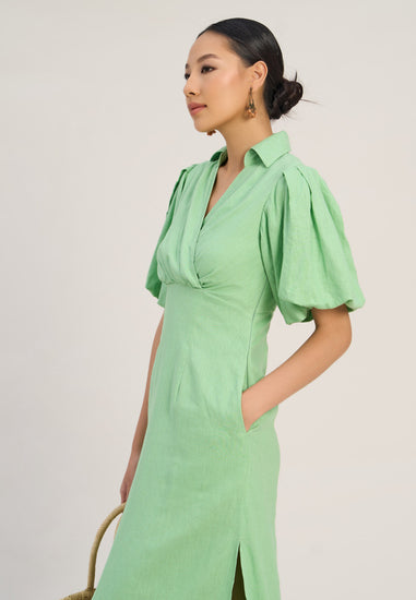 Light Green Midi Dress