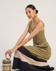 Sandy Linen Midi Dress