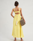 Lemony Linen Dress